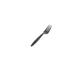 Fourchette noire Jetable en plastique Premium